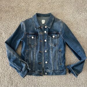 J. Crew Denim Jacket with Button Closure, women’s extra small jean jacket